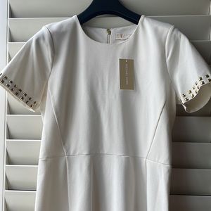 Michael Kors luxury bone dress size L bone color